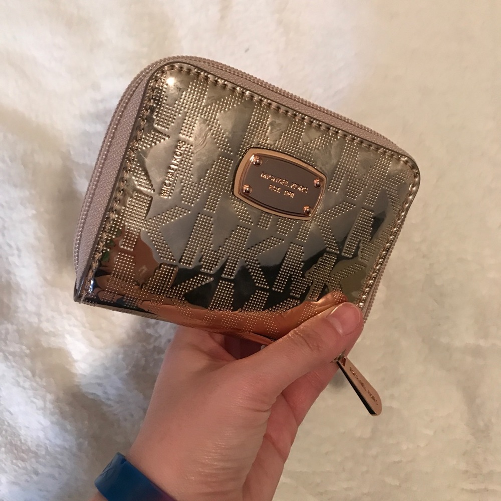 Michael Kors Wallet Rose Gold